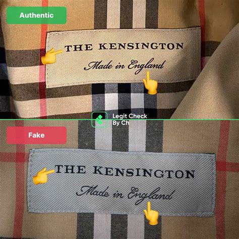 burberry london jacket how to tell if fake|how to check burberry coat.